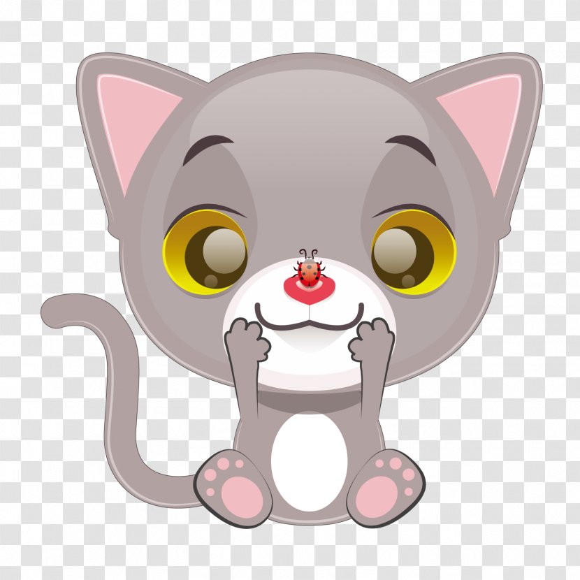 Whiskers Kitten Cat - Small To Medium Sized Cats - Vector Playing Transparent PNG