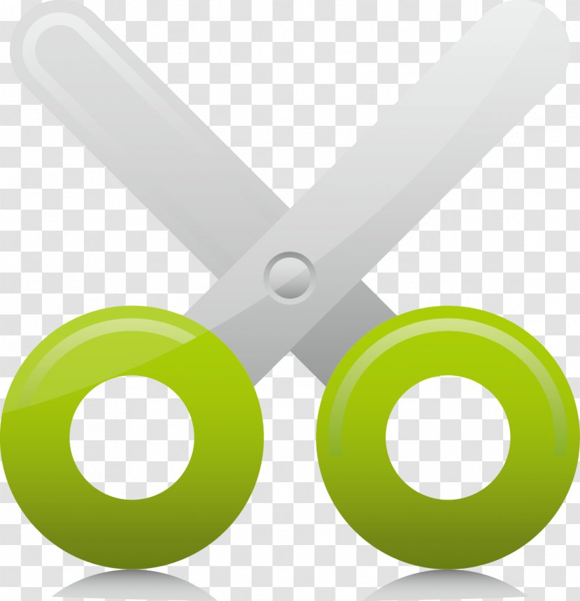 Green Font - Text - Vector Scissors Transparent PNG