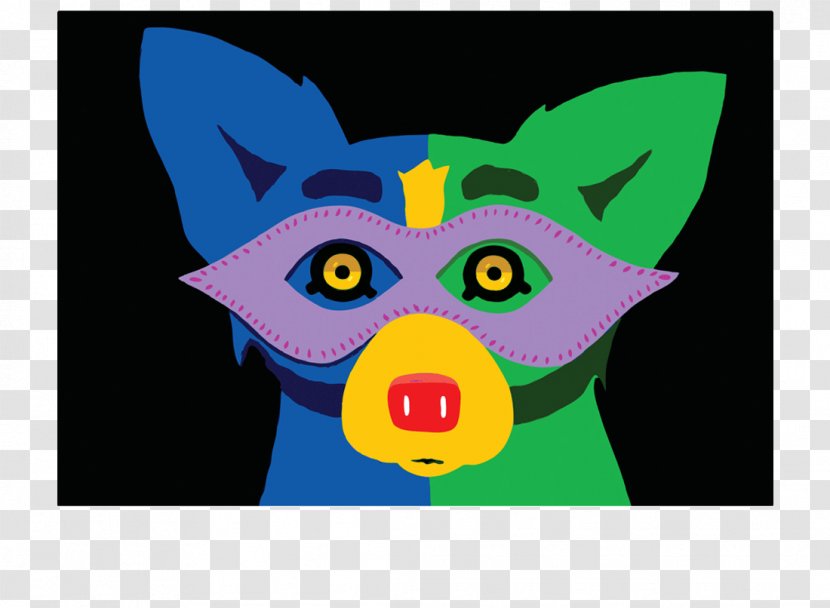 Why Is Blue Dog Blue? George Rodrigue Prints New Orleans Artist - Cartoon - Mardi Gras Poster Transparent PNG