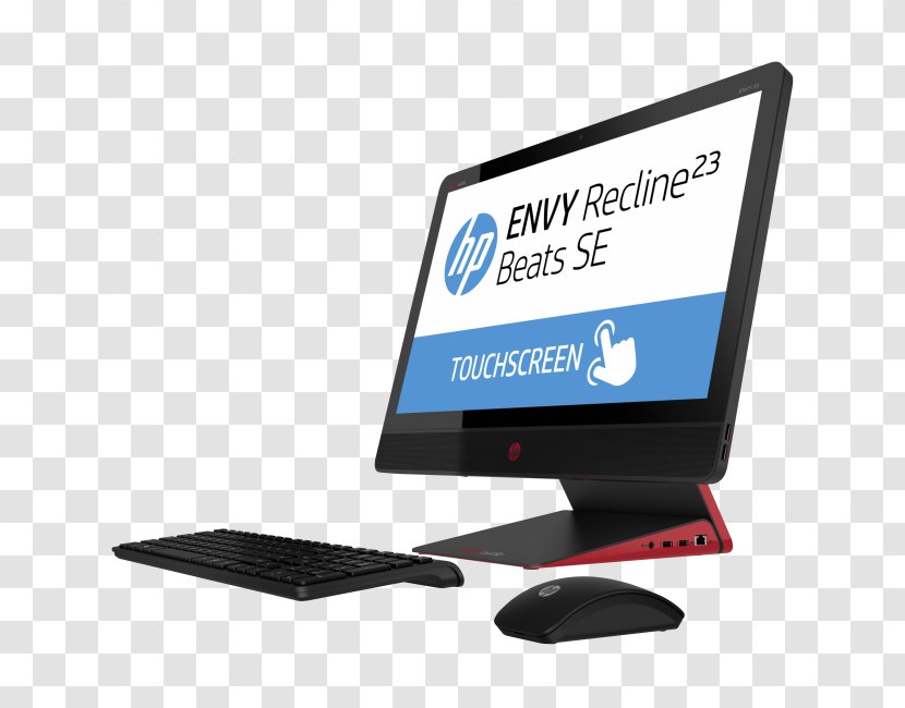 Hewlett-Packard All-in-one HP Envy Recline TouchSmart 27 Desktop Computers - Output Device - Office Depot Hp Laptop Transparent PNG