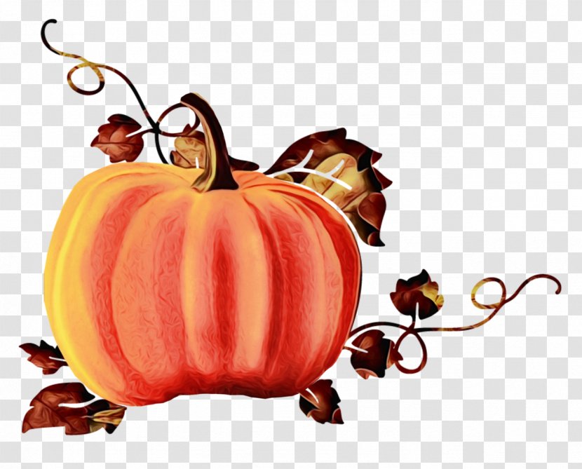 Cartoon Pumpkin - Natural Foods - Vegetarian Food Transparent PNG