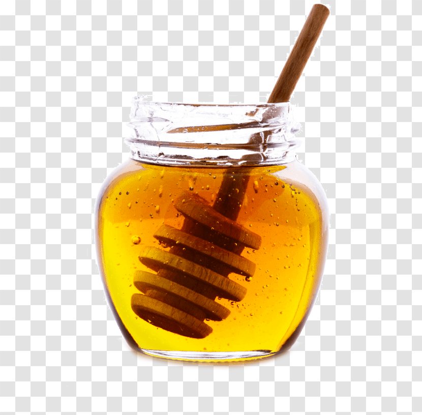 Honey Vegetarian Cuisine Jar Organic Food Raw Foodism - Vegetarianism Transparent PNG