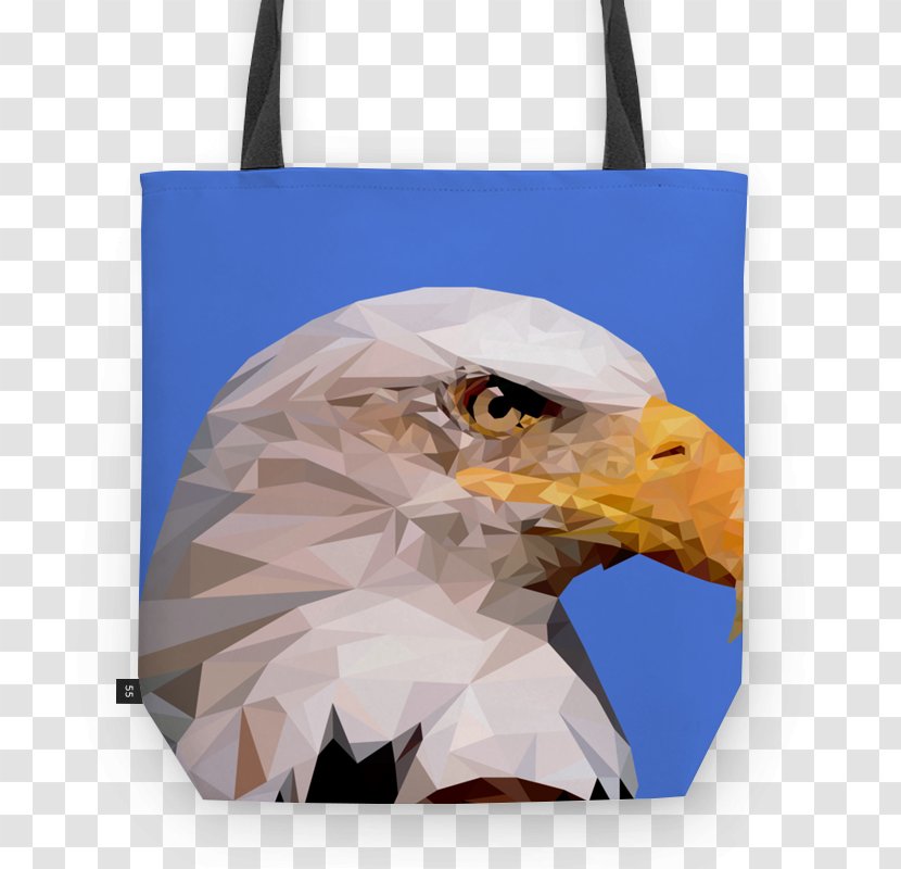 Low Poly Art Drawing Eagle - Handbag - TOTEBAG Transparent PNG