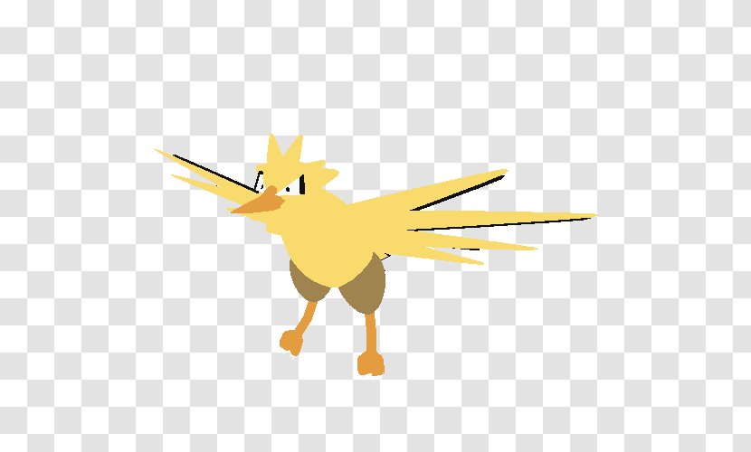 Zapdos Beak Video Games Bird Feather - Plumage - Shiny Transparent PNG