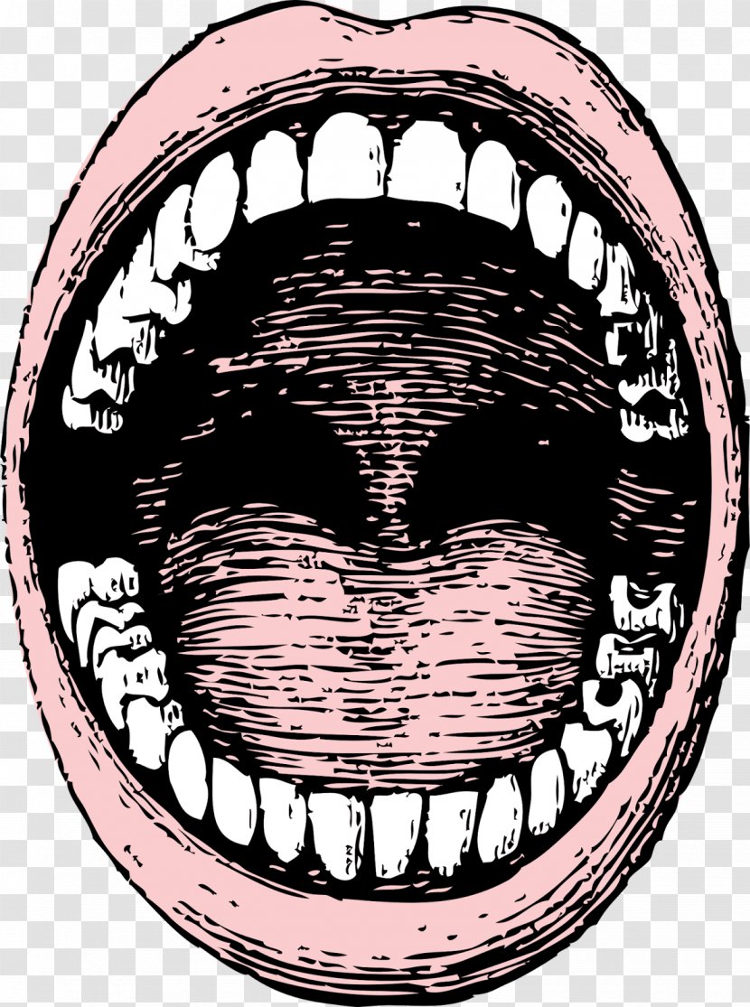 Human Mouth Clip Art - Silhouette - Open Your Transparent PNG