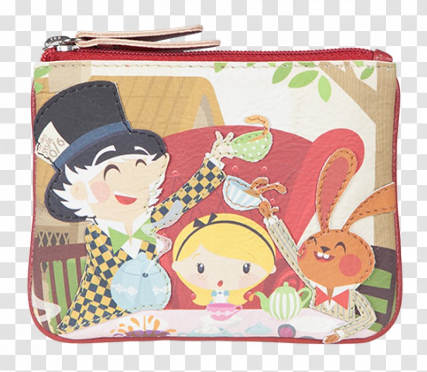 Alice's Adventures In Wonderland Mad Hatter March Hare The Dormouse - Visual Arts - Coin Purse Transparent PNG