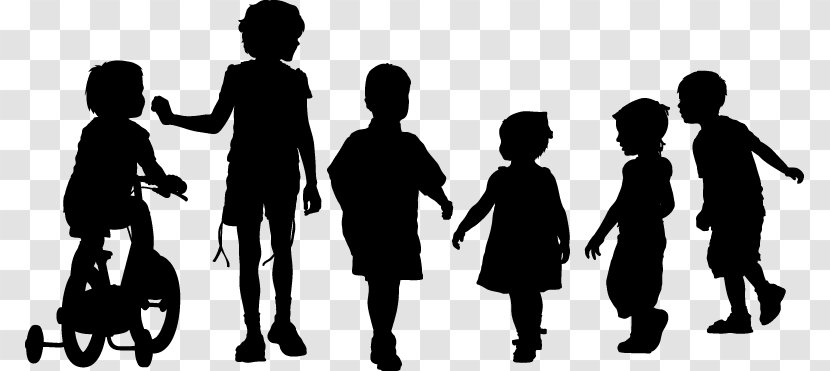 Silhouette Walking Child - Kids Transparent PNG