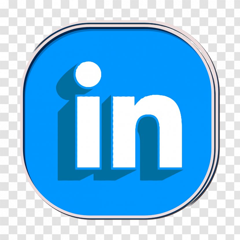 Connection Icon Linkedin Media - Logo - Electric Blue Transparent PNG