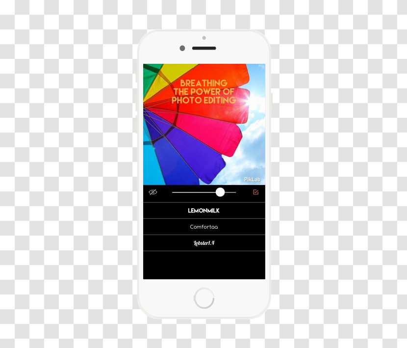 Smartphone Feature Phone IPhone Picture Editor - Multimedia - Mobile App Template Transparent PNG