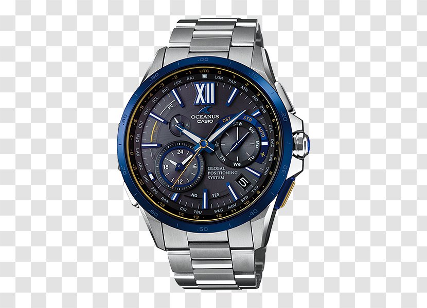 Astron Casio Oceanus Edifice Watch - Strap Transparent PNG