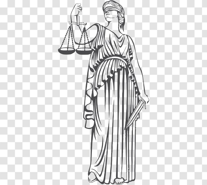Themis Vector Graphics Lady Justice Illustration Clip Art - Joint Transparent PNG