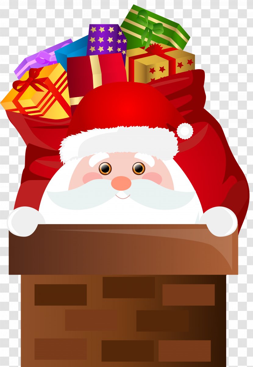 Santa Claus Rudolph Ded Moroz Clip Art - Christmas - Stairs Transparent PNG