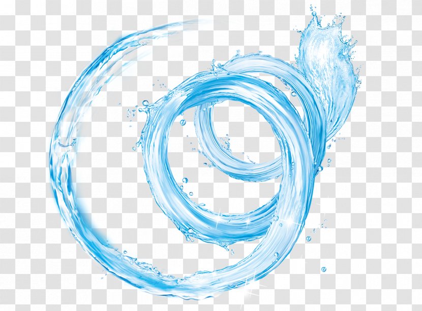 Clip Art - Azure - Water Swirl Transparent PNG