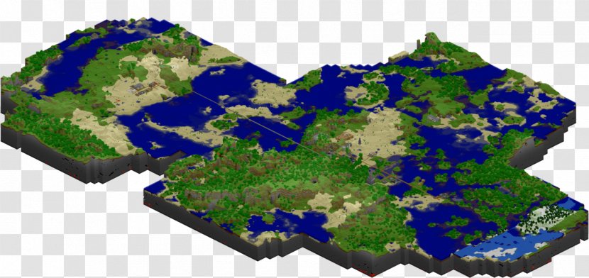 Minecraft World Map Video Game - Forge - Scenery Transparent PNG