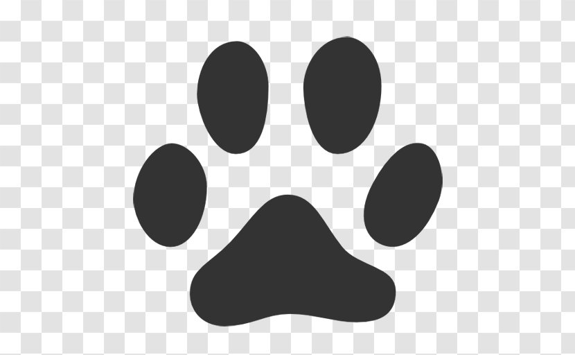 Cat Footprint Paw Animal Track - Black - Chat Transparent PNG