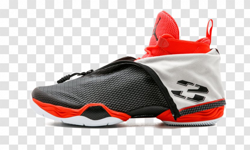 Sneakers Basketball Shoe Sportswear - Orange - Carbon Fiber Transparent PNG
