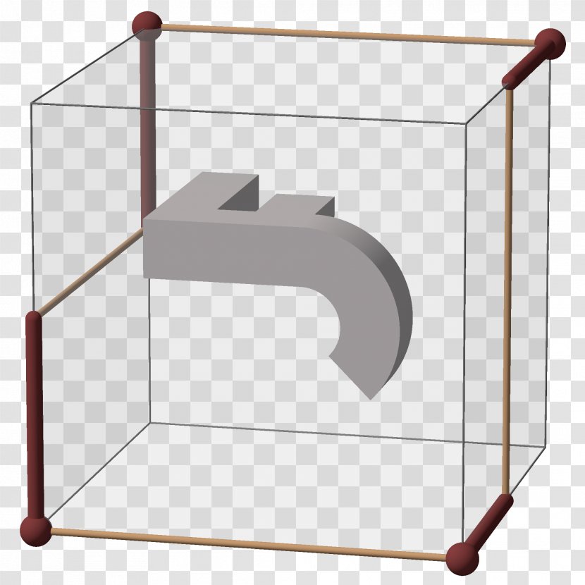 Cube Line Angle Information - Furniture Transparent PNG
