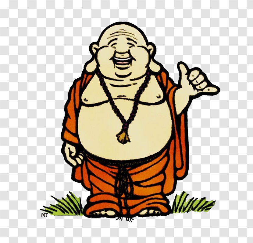 Buddha Cartoon - Buddhism - Artwork Fictional Character Transparent PNG