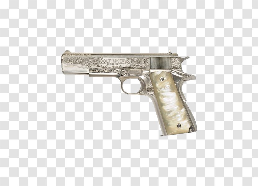 Dean Winchester M1911 Pistol Colt's Manufacturing Company .45 ACP Firearm - 45 Colt - Gatling Gun Transparent PNG