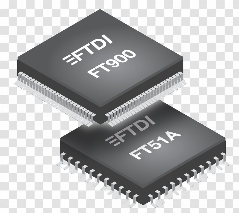 Flash Memory Microcontroller FTDI 32-bit Integrated Circuits & Chips - Micro Circuit Chip Transparent PNG