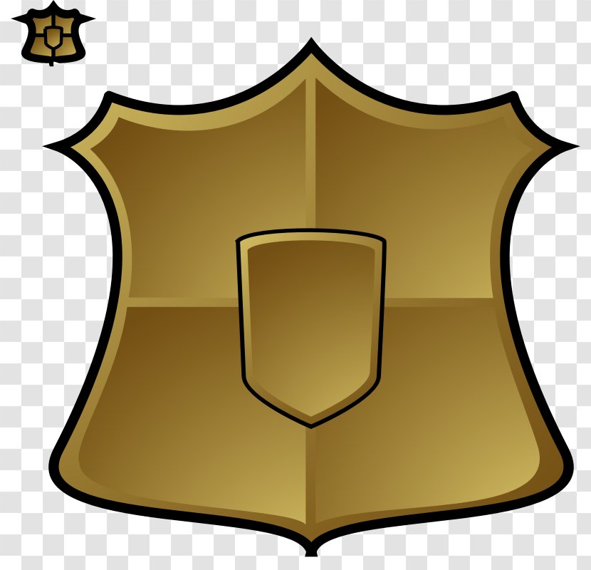 Shield Download Clip Art - Yellow - Librarian Picture Transparent PNG