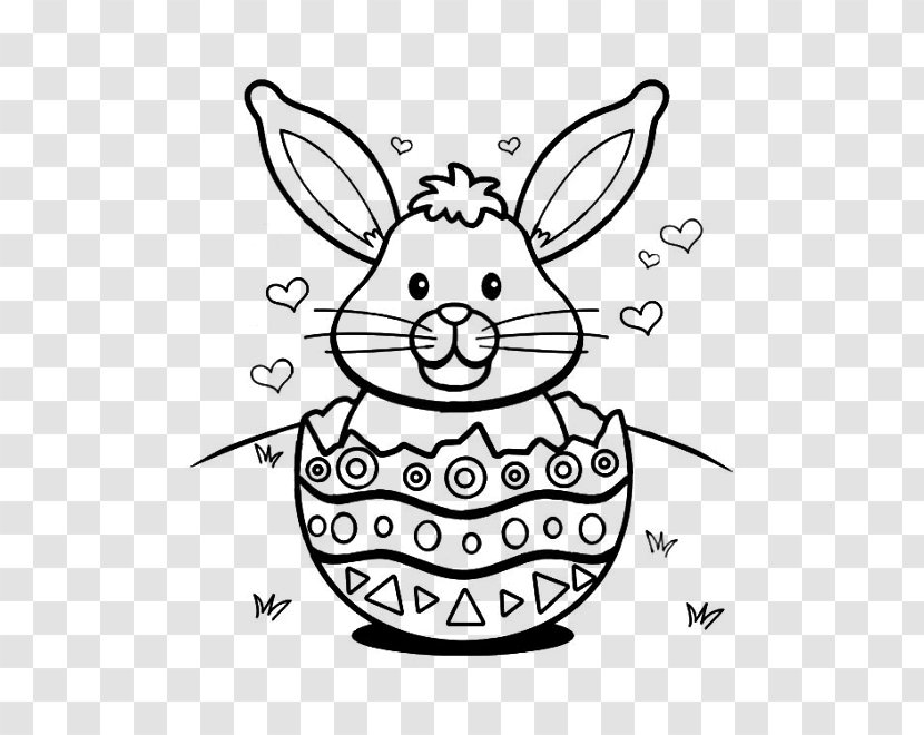 Easter Bunny - White - Happy Transparent PNG