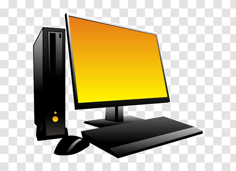 Clip Art Desktop Computers Laptop Personal Computer - Screen Transparent PNG