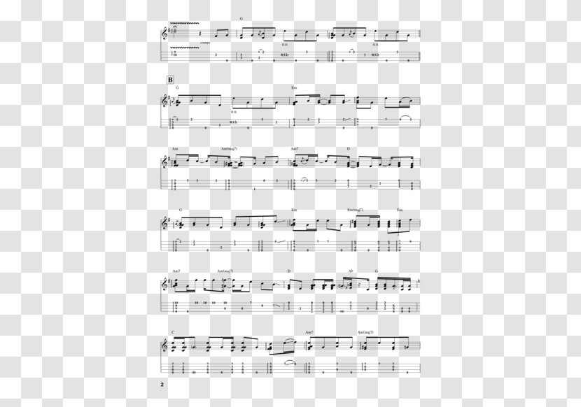 Guitar Chord Numbered Musical Notation 最重要的小事 - Heart - Bohemian Rhapsody Transparent PNG