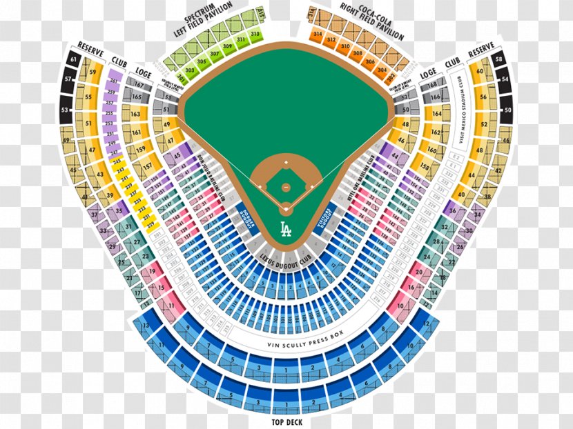 Dodger Stadium Los Angeles Dodgers NYSEG MLB Map Transparent PNG