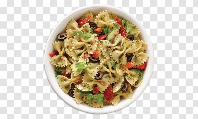 Pasta Salad Spaghetti Alla Puttanesca Vegetarian Cuisine Pesto - Linguine - Spagetti Transparent PNG