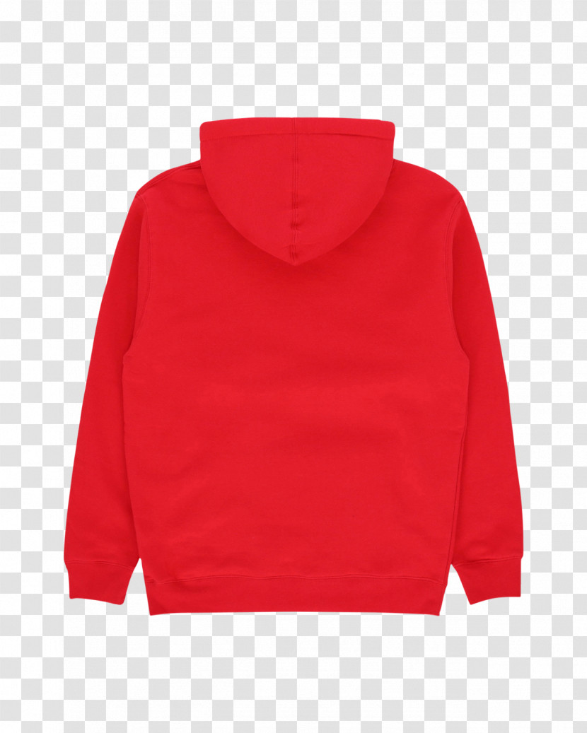 Clothing Red Sleeve Outerwear Hood Transparent PNG