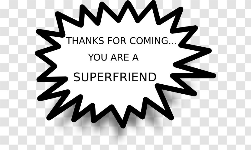 Comics Drawing Cartoon - Monochrome - Thank You For Coming Transparent PNG