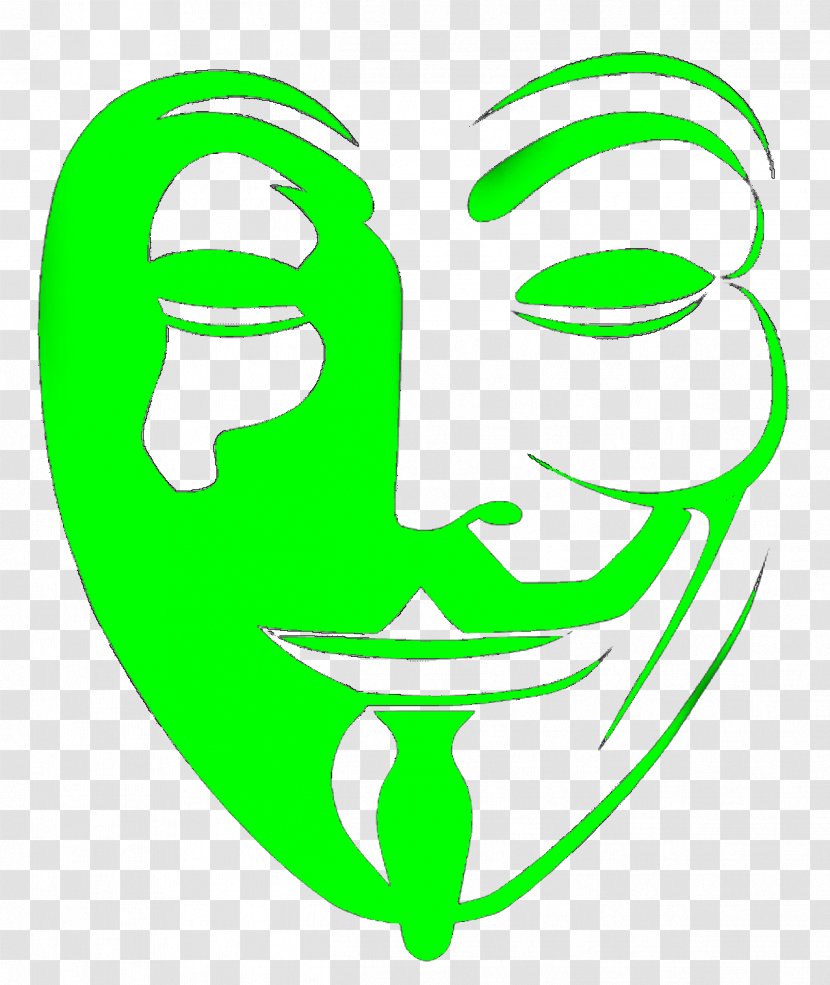 Anonymous Image Anonymity Hacker T-shirt - Green Transparent PNG