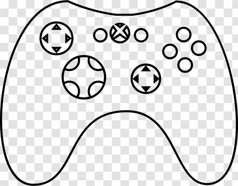 Game Controllers Xbox One Controller 360 Clip Art - Cartoon - Gamepad Transparent PNG