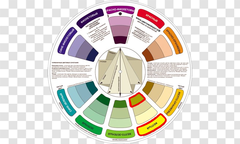 Color Wheel Disk Scheme Complementary Colors - Painting - Urine Transparent PNG