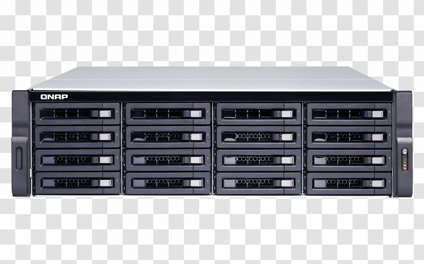 Network Storage Systems QNAP TS-1673U-RP NAS Server - Qnap Ts1673u - SATA 6Gb/s 16-Bay Diskless ServerSATA TS-1263U-RP ISCSIRack Transparent PNG