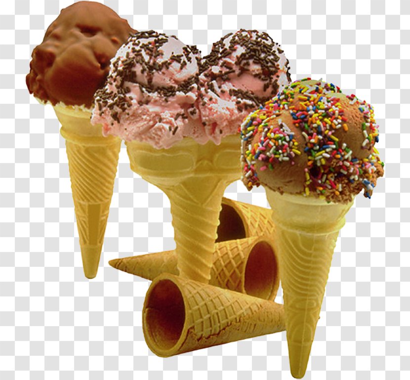 Ice Cream Cones Sundae Chocolate - Gelato Transparent PNG