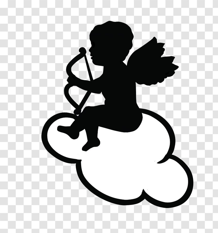 Clip Art Free Content Vector Graphics Cupid Image - Joint - Baby Angel Silhouette Transparent PNG