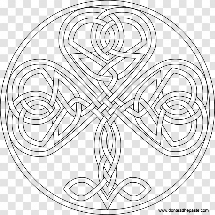 Celtic Knot Coloring Book Adult - Symbol - Drawing Transparent PNG