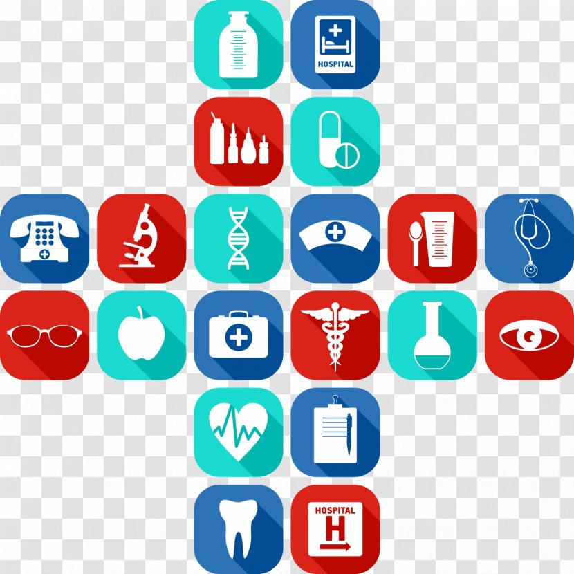 Medicine Euclidean Vector Physician Icon - Health Care - Painted Flat Medical Technology Transparent PNG