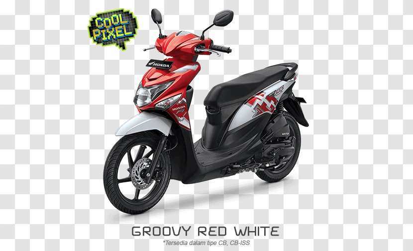 Honda BeAT POP CBS Motorcycle Bandung - Automotive Lighting Transparent PNG
