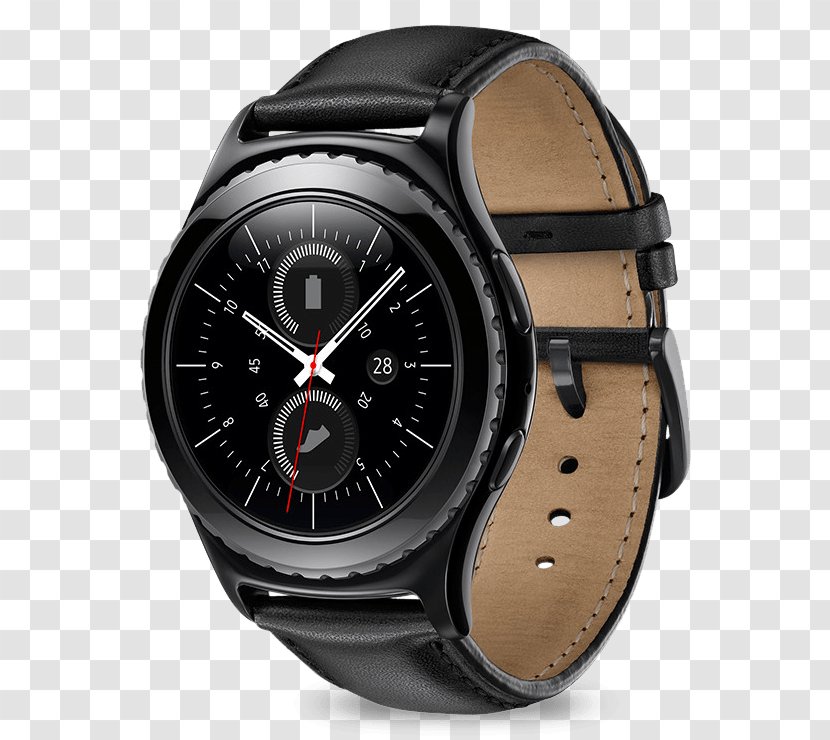 Samsung Gear S2 Galaxy ASUS ZenWatch 3 - Asus Zenwatch - Black Classics Transparent PNG