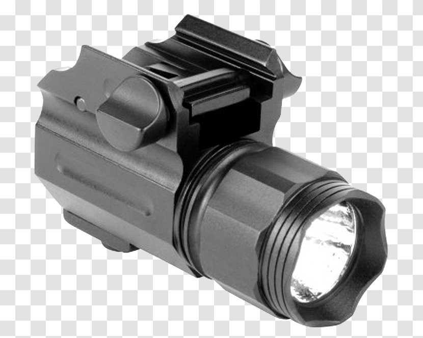 Tactical Light Pistol Firearm Flashlight - Tree Transparent PNG