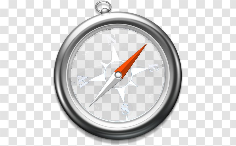 Safari Web Browser MacOS Icon Design - Compass Transparent PNG