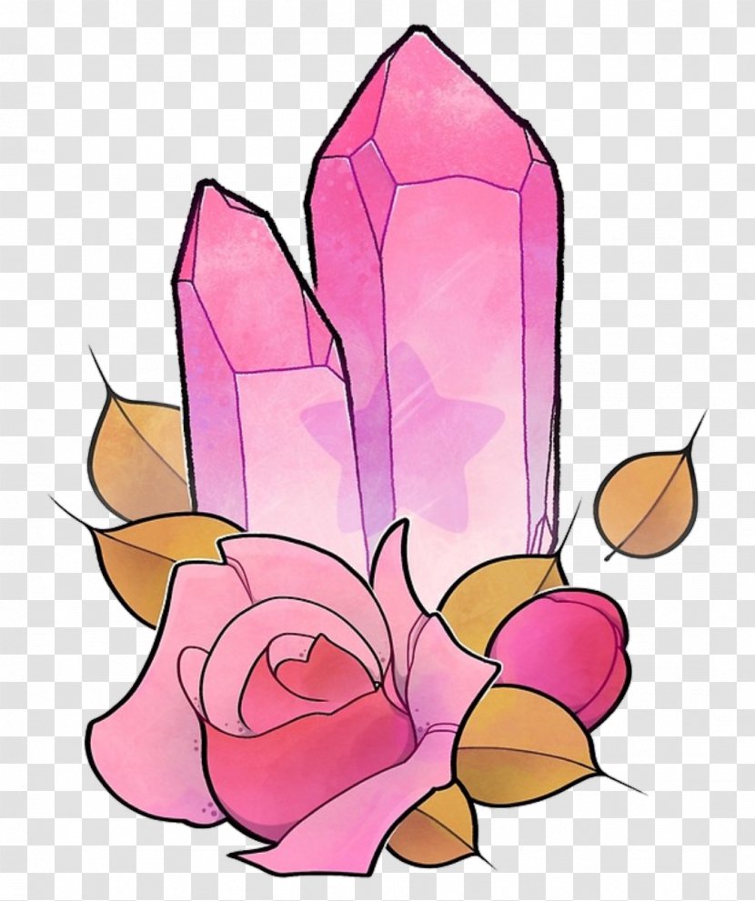 Rose Quartz Crystal Transparent PNG