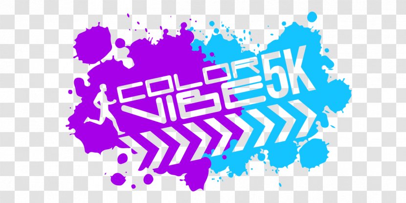 The Color Run 5K Running Paint - Logo Transparent PNG