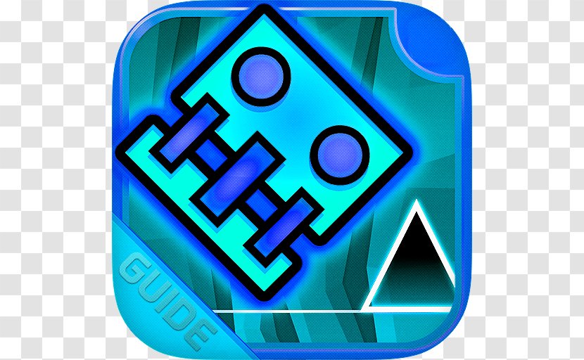 Geometry Dash World 50x50 The Battle Android - Blue Transparent PNG