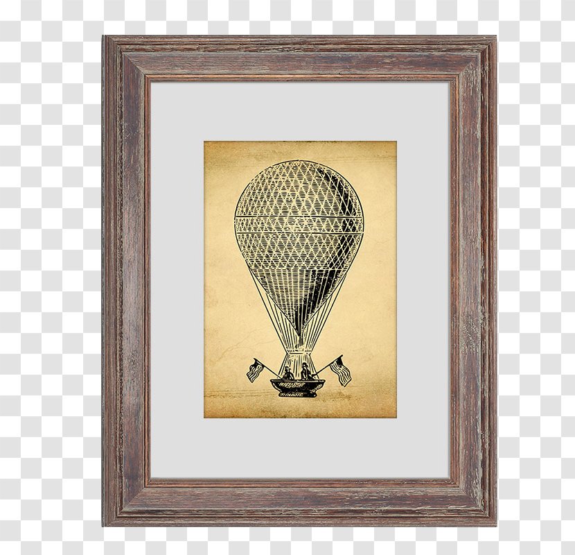Picture Frame Tmall Zhuangbiao Taobao - Hot Air Balloon - Solid Wood Transparent PNG