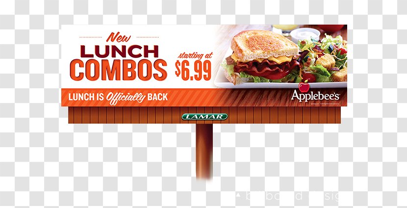 Fast Food Display Advertising Brand Coupon - Billboard Designs Transparent PNG