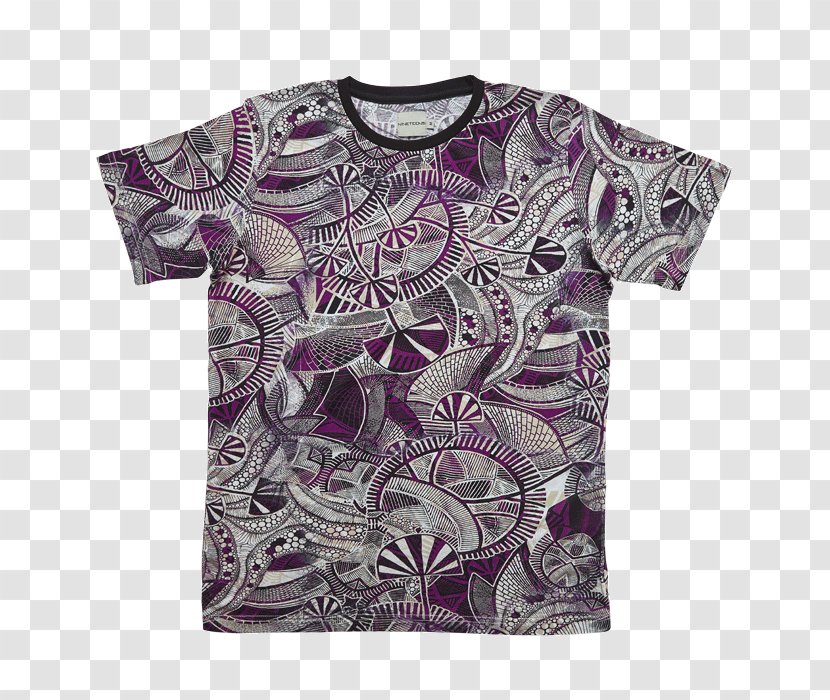 T-shirt Nineteen51 Paisley Top Online Shopping - Violet Transparent PNG